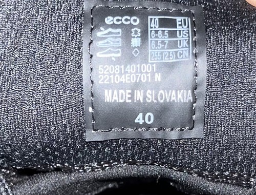 ECCO Street 720 GTX Low-Top Trainers, Black, Men’s UK 6-7.5 / EU 40 - Picture 11 of 11