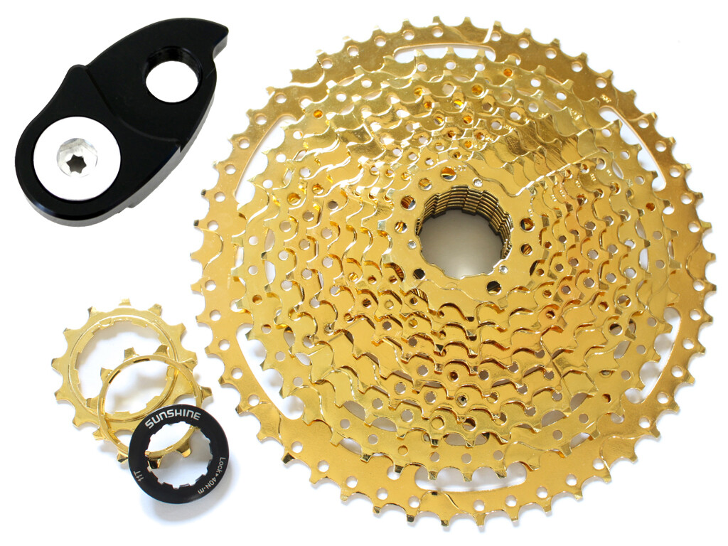 SunShine 11-Speed 11-50T Gold Mountain Bike Cassette