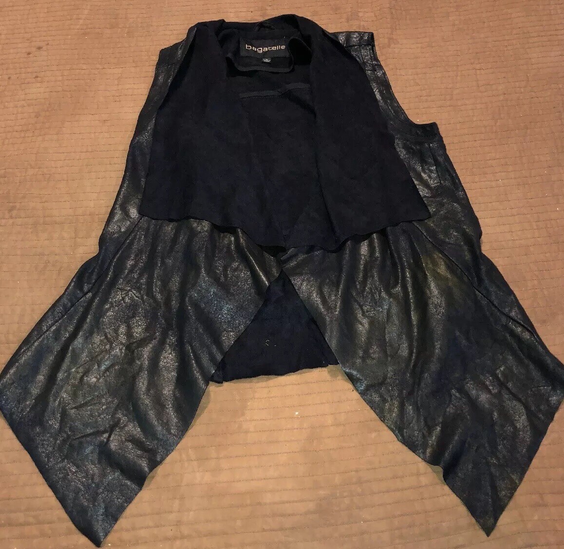 dark blue leather dress Women's West Coast Leather and Lace Dress main image 0