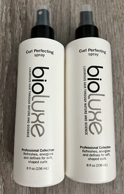 Bioluxe Curl Perfecting Spray Professional Collection 8 Oz Lot Of 2