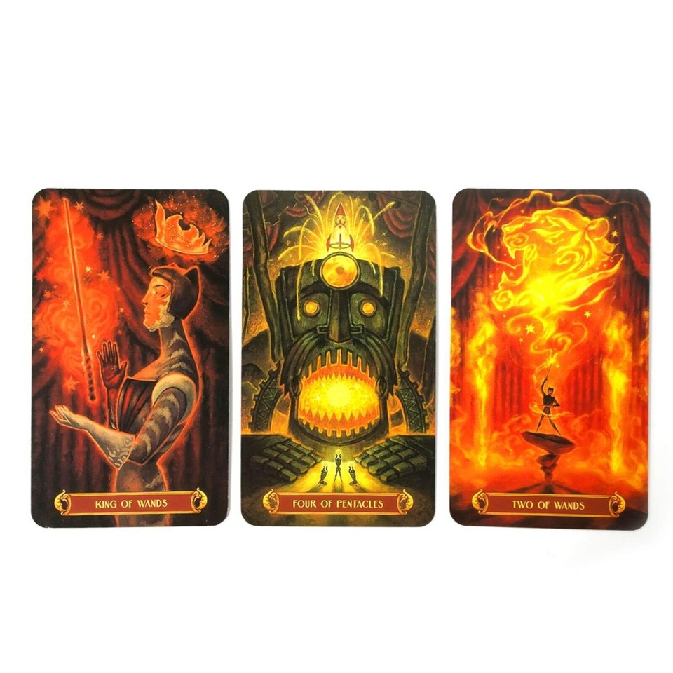 Tarot cards and book for beginners set 78 tarrot cards cirque du tarot