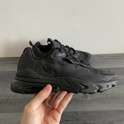 Nike Kinder Air Max 270 reagieren-UK 5.5/us 6/eur 38.5 - Triple schwarz  (bq0103-004) | eBay