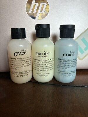 PHILOSOPHY Living Grace & Purity Made Simple 3 Shower Set ( SEE DESCRIPTION )