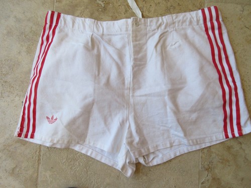Short Vintage DUARIG Années 80 - Nylon Blanc - Taille 85 (M) - Occasion Très Bon état