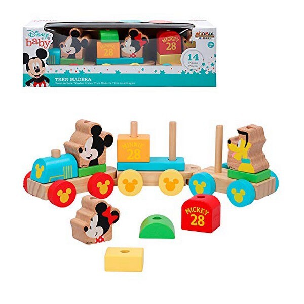 Tren Mickey &Amp; Minnie 14 Pcs 34 Cm [18+ Meses]
