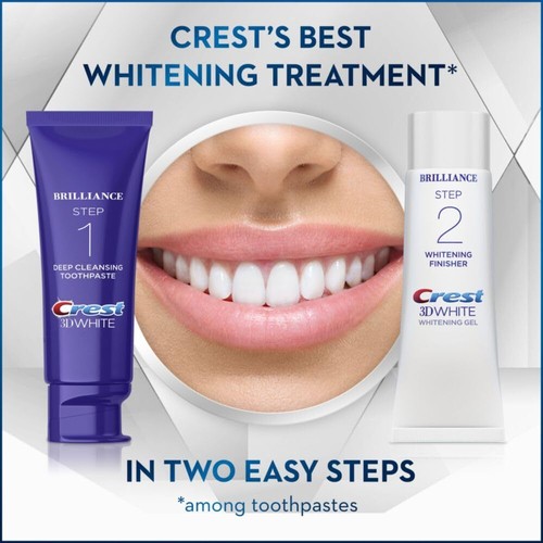 3D White Brilliance Kit: Toothpaste (4oz) + Whitening Gel (2.3oz) - Picture 2 of 9