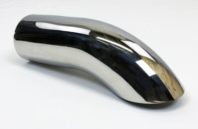 Exhaust Tip 2.75  Dia X 9.00  Long 2.50  Inlet WTD27509-250-SS Turn Down Stainle