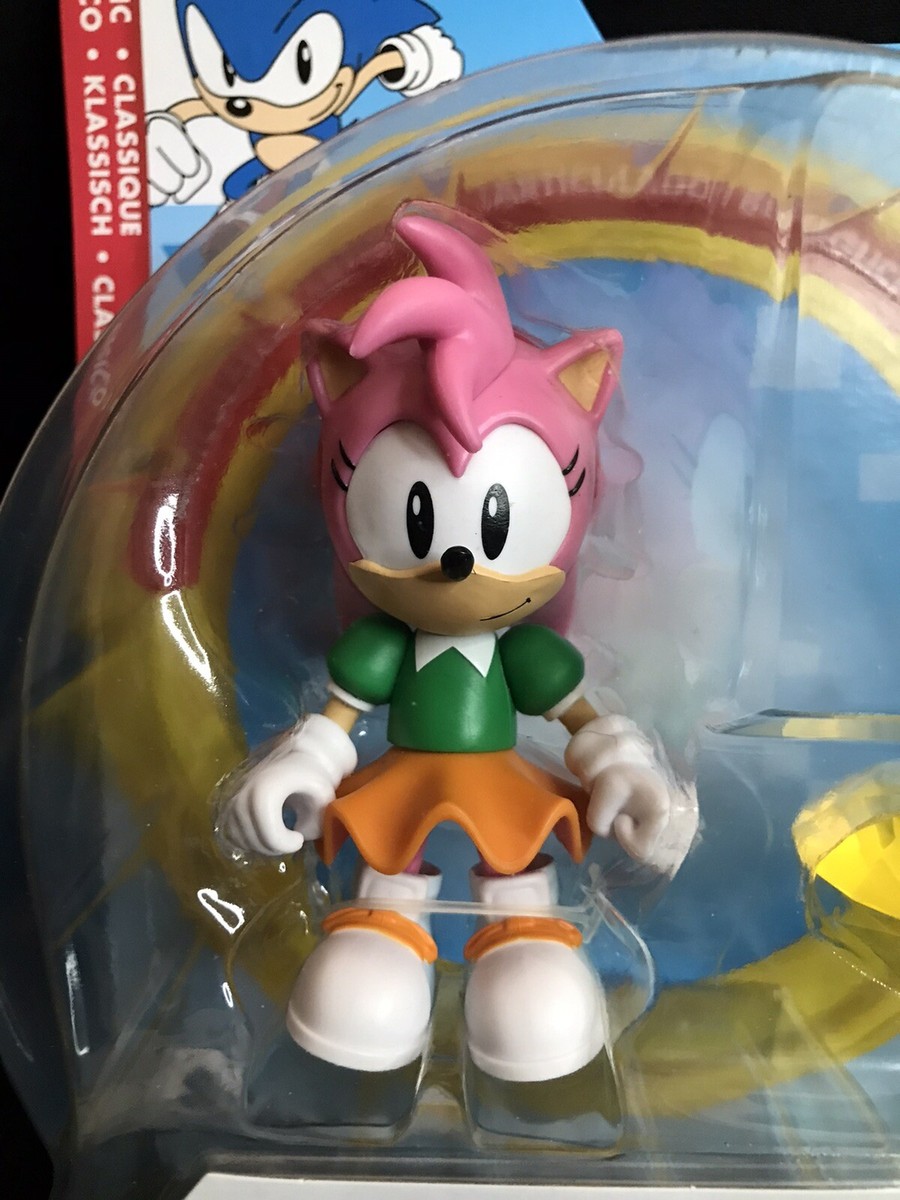 Jakks Sonic the Hedgehog Amy 4 Inch Figure w/ Chaos Emerald | eBay
