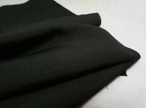 Vintage Japanese kimono silk fabric 8 black 36x108cm - Picture 11 of 12
