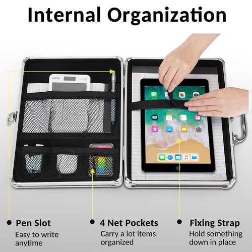 Key Lock Clipboard Storage Box Heavy Duty Clipboard with Storage Aluminum Loc... - Picture 6 of 7