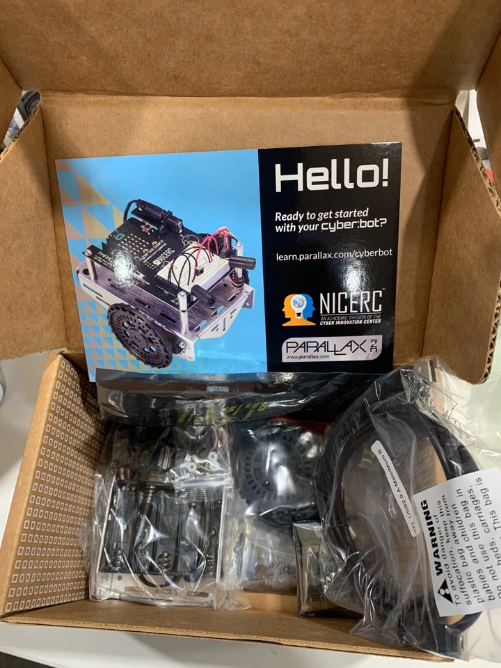 PARALLAX Cyber:Bot Robot Kit  --NICE - Image 3 of 3