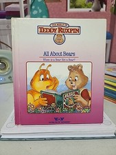 Vintage Teddy Ruxpin "All About Bears" Hardcover