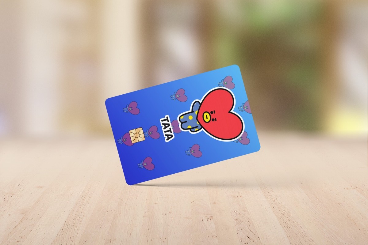 Custom BTS BT21 Credit Card Debit Card Skin Vinyl Sticker (Small