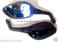 2 x Rückspiegel M8 links & rechts in Schwarz für Roller Motorroller Scooter