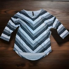 wie NEU V-Stripes Pullover Pulli  S 36 relaxed lockerer Schnitt JEAN Pascale