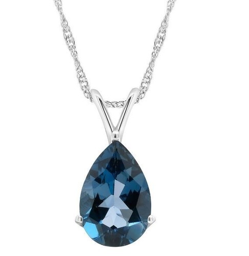 Collana in argento placcato oro Peach Moonstone
