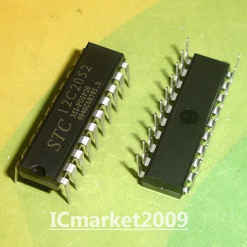5 PCS STC12C2052-35I-PDIP20 DIP-20 STC 12C2052 35I-PDIP20 New Genuine MCU
