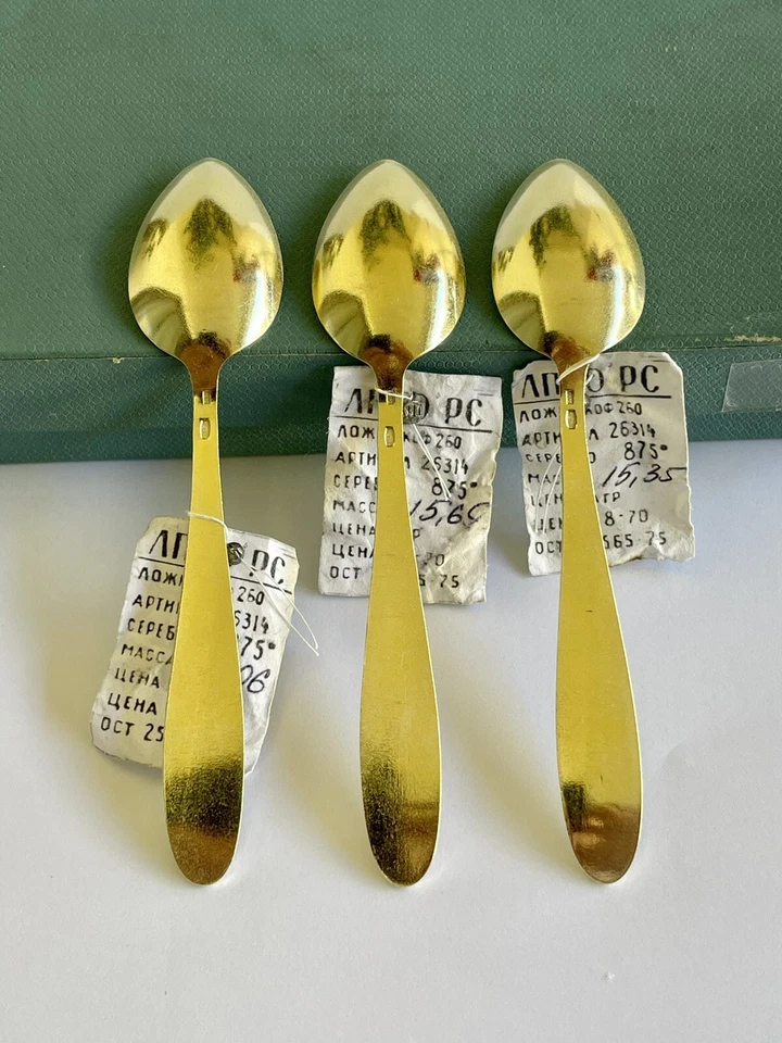 Cuchara Plata Esmalte Antiguo Vintage Taza Rusa Taza Huevo Figura Caja Kofsh Foto 4 de 4