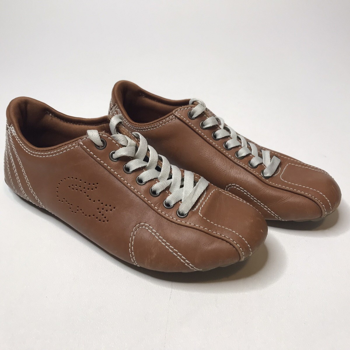 lacoste brown dress shoes Lacoste Caspian 123 1 CMA Mens Brown Leather Loafers & Slip Ons Boat Shoes