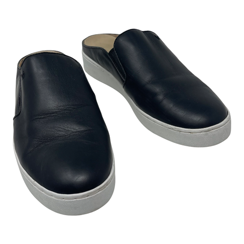 vionic black leather sneakers