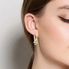 KUNSIR 925 Sterling Silver Moon & Star Drop Earrings For Women Birthday Gifts