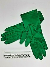 Womens short gloves - technofibre - green - c...