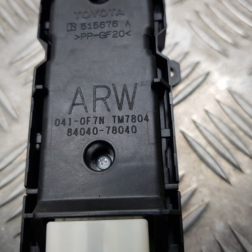 2016 LEXUS NX 300H WINDOW SWITCH FRONT RIGHT DRIVER SIDE 84040-78040 - Picture 13 of 13