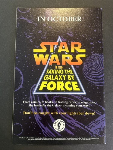 Star Wars Tales of the Jedi Dark Lords Of The Sith 1st Exar Australian - Boarded - Picture 3 of 5