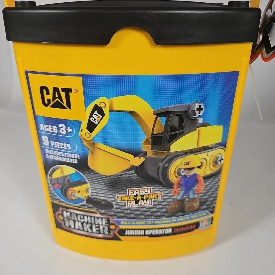玩具州 Caterpillar CAT 初级操作员 挖掘机 施工车辆 2016 — 第 2/4 张图片