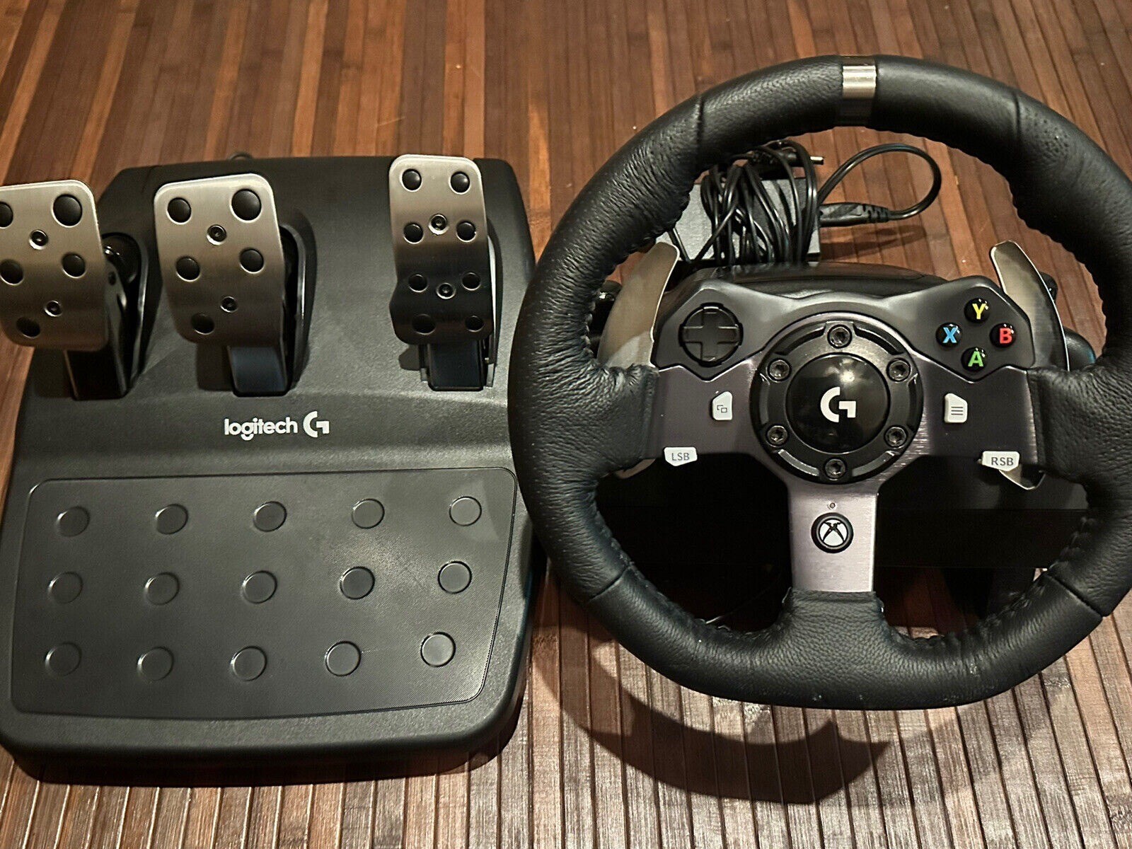 Logitech G920 Driving Force Racing Wheel - Black (941-000121) | eBay