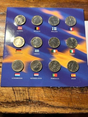 2002 Euro Coin Group of 12 BU #19372 | eBay