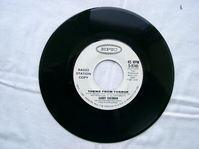 GARRY SHERMAN - Theme From Tobruk / The Farewell Trumpet 7'' - 1965 US PROMO COPY