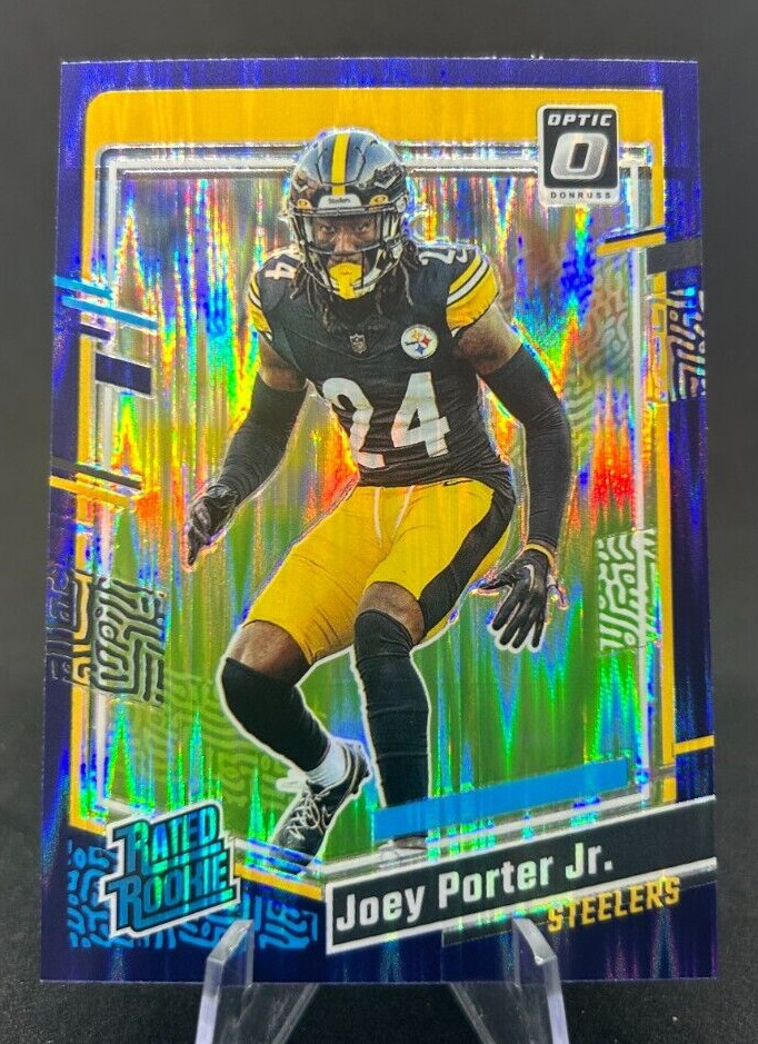 Joey Porter Jr. Panini Donruss Optic #287 Purple Shock