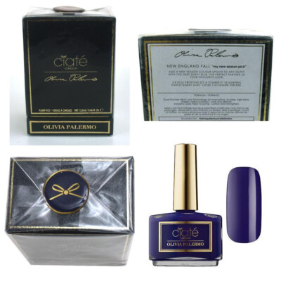 Ciaté London Olivia Palermo Nail Polish New England Fall ( BLUE ) Full Size *NIB