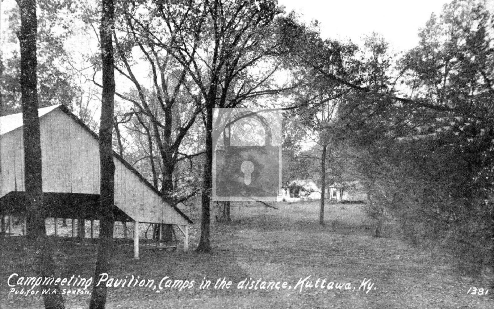 Camp Meeting Pavilion Kuttawa Kentucky KY Reprint Postcard eBay