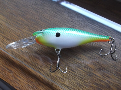 Custom Painted Rapala Shad Rap SR-8 Green Shad G Finish