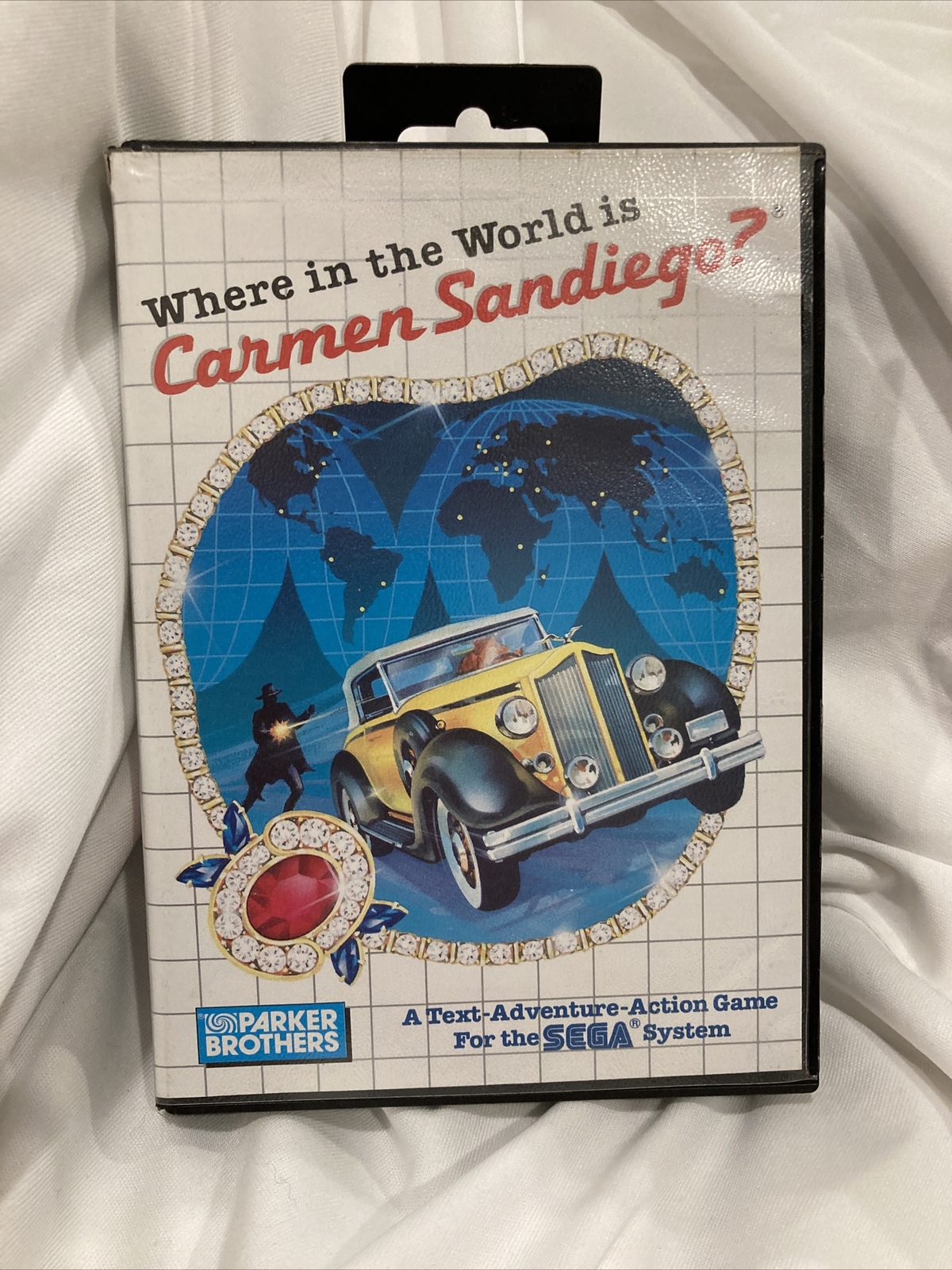 Where in the World is Carmen Sandiego? Sega Master System Game & Case No Manual