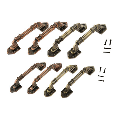 2PCS 96/128mm European Antique Kitchen Cabinet Drawer Door Handles Pull Knobs