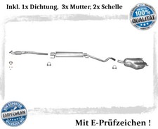 Auspuffanlage Opel Astra H Caravan Kombi 1.6 1.8 85/103KW Auspuff Schelle