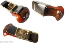  Woodworking tools Convex bottom brass wrap blackwood planes 2 3/8" #8667