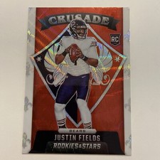2021 Panini Rookies & Stars - Crusade Red Wave Prizm #CR-23 Justin Fields (RC)