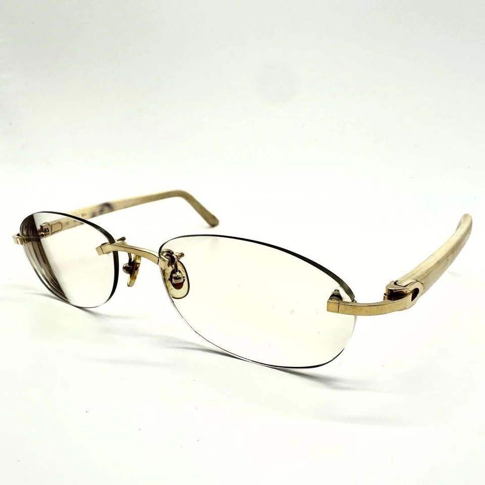 Gafas Cartier con Templos Piedra Accesorios de Moda Vintage b442 Foto 2 de 4