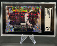 2020-21 Ja Morant SP #6 Panini Widescreen Fast Break Disco Silver Prizm SGC 9