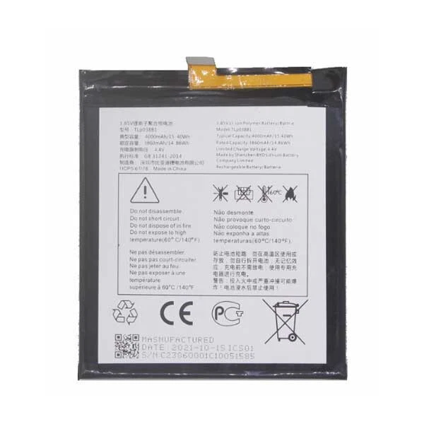 Batterie pour Blackberry Motion et Alcatel A7 LTE 3850mAh TLp038B1 CAC3860004C1 - Photo 1/1