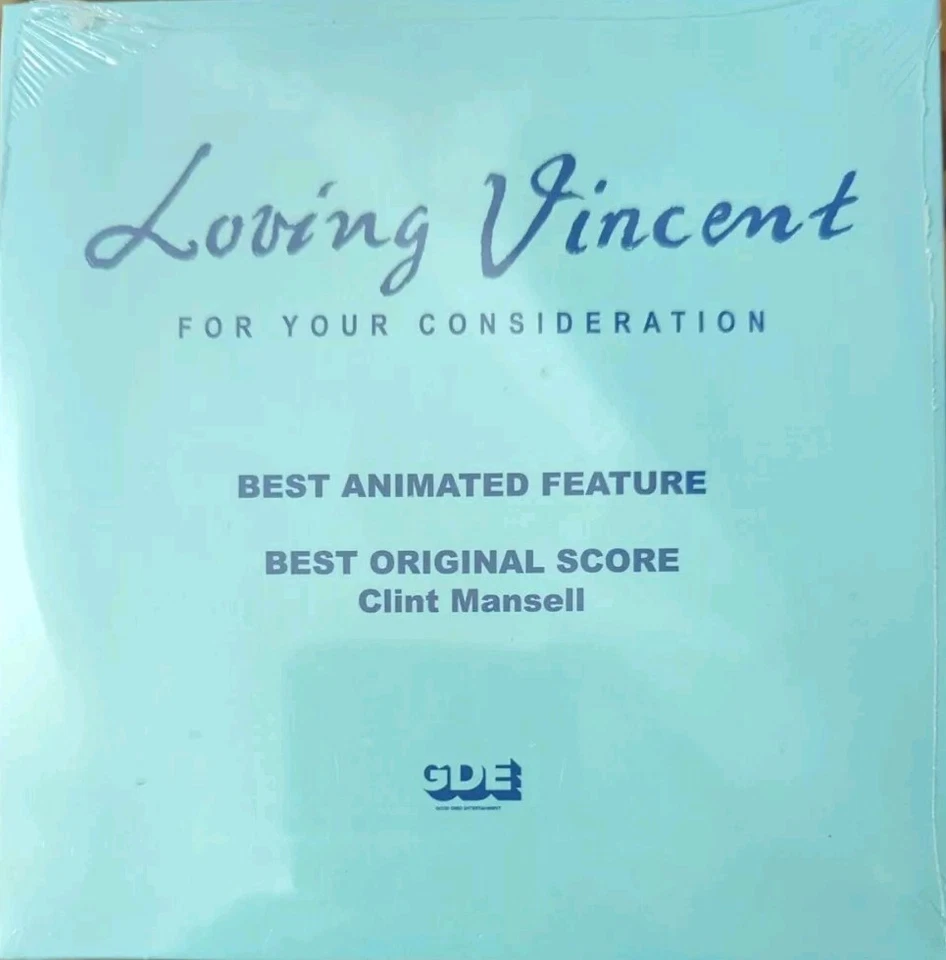 Loving Vincent FYC DVD For Your Consideration Award Promo Screener SEALED fr/shp - Image 2 of 2