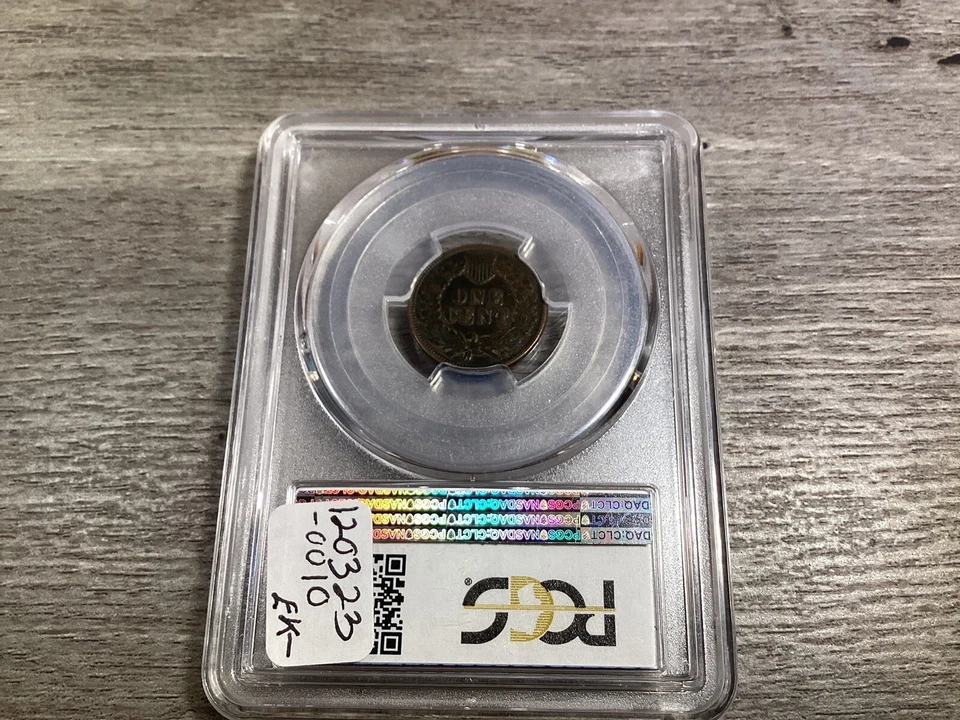 1875 Indian Head Penny Graded PCGS F12 Grade 120323 10ek - Image 2 of 4