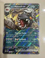 Pokémon - Arven's Mabosstiff ex 139/182 Sv10 Holo Double Rare 