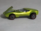 Hot Wheels Redlines 1968 Anti-freeze Green Torero - White Int.  U.S.A.