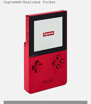 Supreme Analogue Pocket Red Handheld Electronic Game System