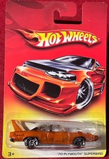 HOT WHEELS WALMART EXCLUSIVE '70 PLYMOUTH SUPERBIRD ORANGE. SEE COMBINED OFFERS!